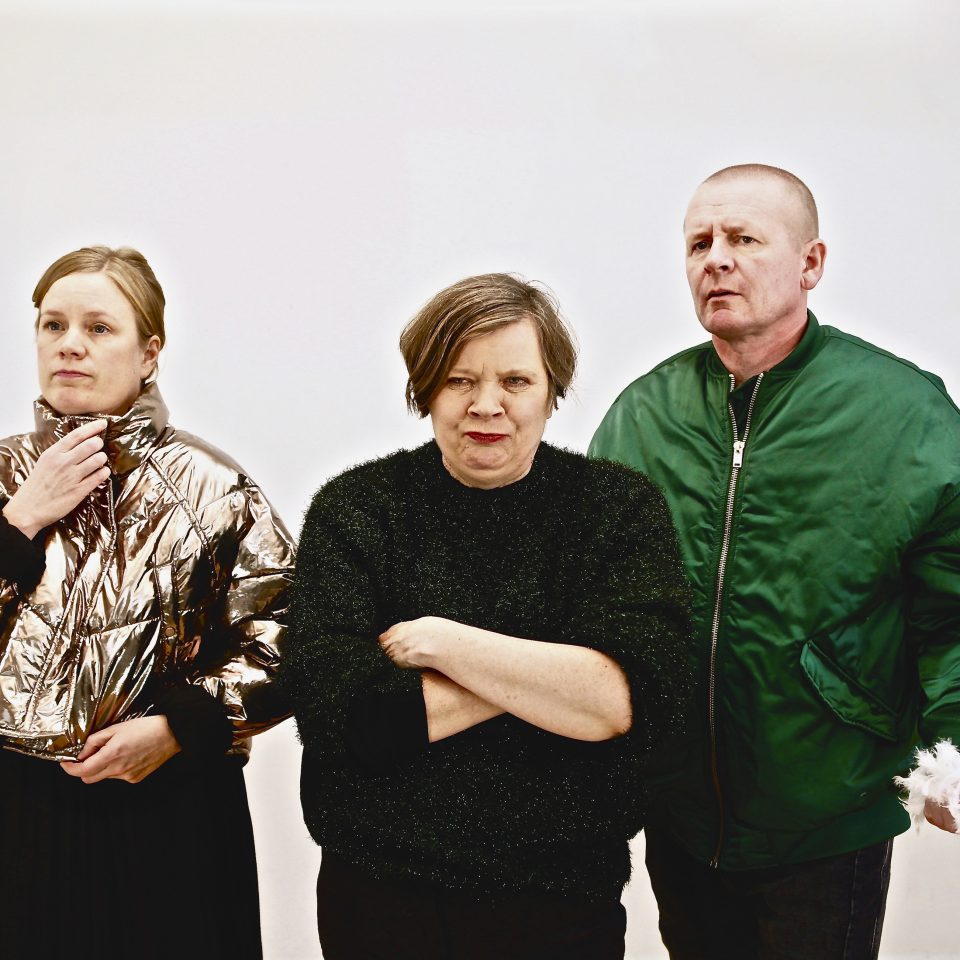 Anna-Maija Terävä, Annika Tudeer och Timo Fredriksson.